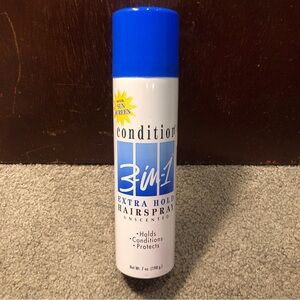 READ DESCRIPTION Condition 3-in-1 Extra Hold Hairspray w/ Sunscreen Unscented